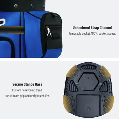 Golf Cart Bag 14-Way with Rain Cover