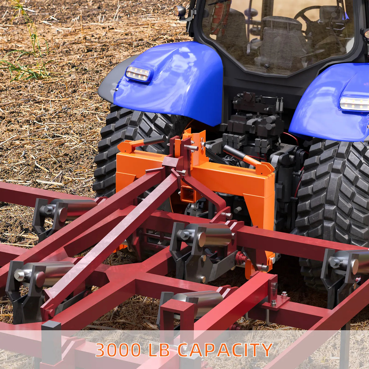 3-Point Quick Hitch Adapter 3000 lbs | Cat 1 & 2
