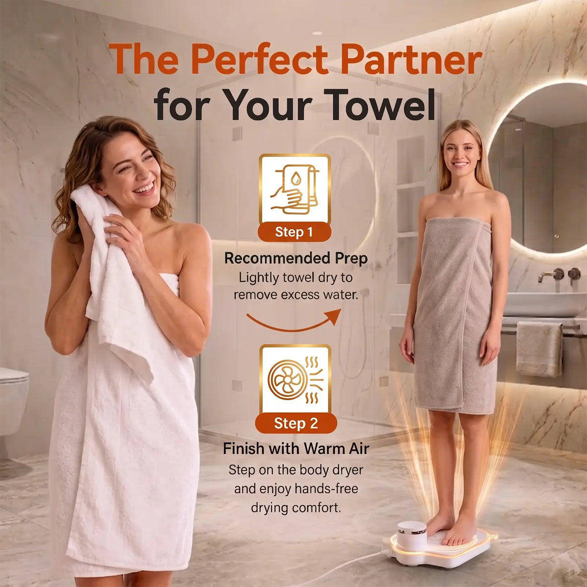 Full Body Dryer – Warm & Cool Air