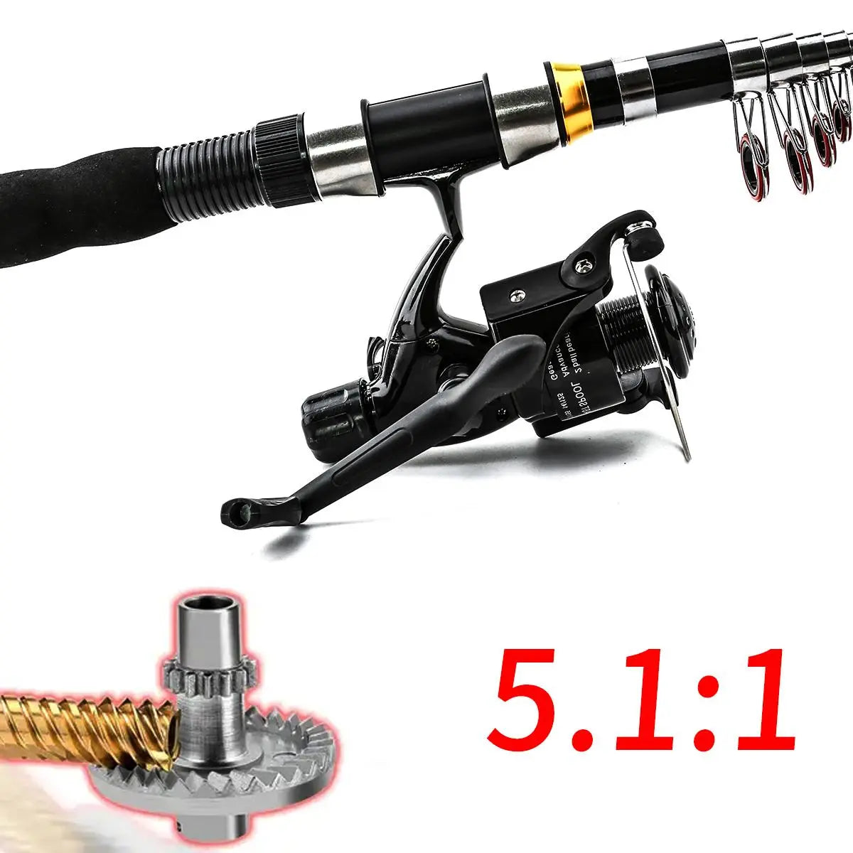 Fishing Rod & Reel Combo Set