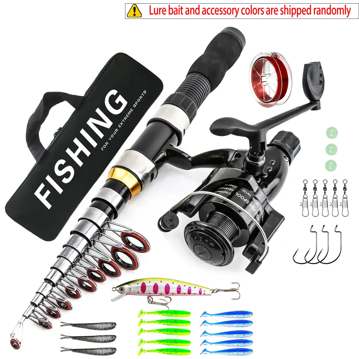 Fishing Rod & Reel Combo Set