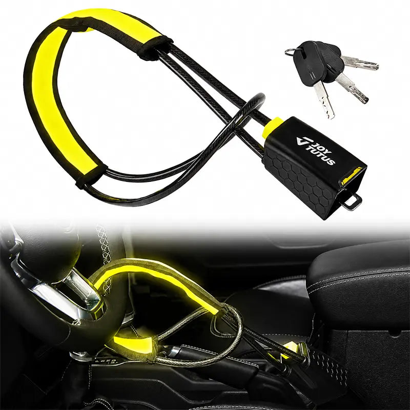 Steering Wheel Lock with Seatbelt Anti-Theft